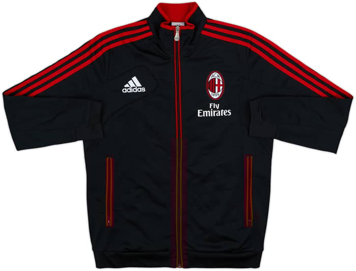 2012-13 AC Milan adidas Track Jacket - 8/10 - (L.Boys)