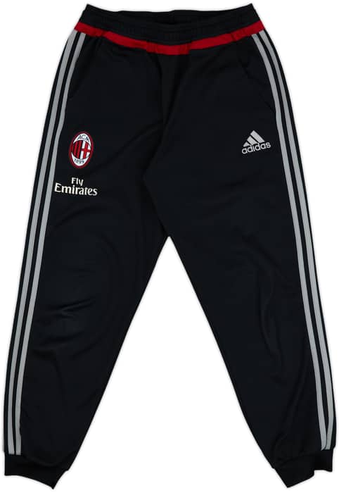 2015-16 AC Milan adidas Track Pants/Bottoms - 7/10 - (M)