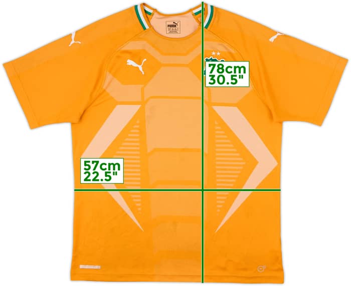 2019 Ivory Coast Home Shirt - 6/10 - (XL)