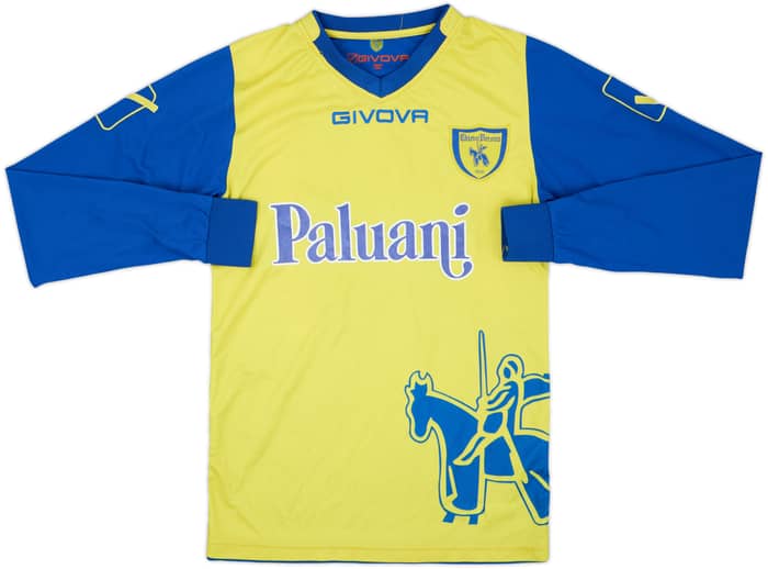 2011-12 Chievo Verona Home L/S Shirt #18 - 6/10 - (M)