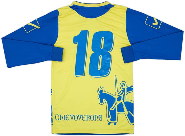 2011-12 Chievo Verona Home L/S Shirt #18 - 6/10 - (M)
