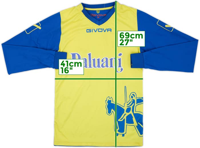 2011-12 Chievo Verona Home L/S Shirt #18 - 6/10 - (M)