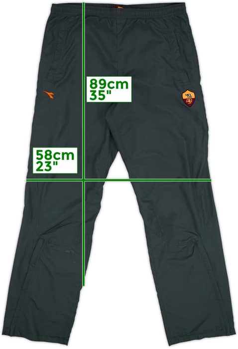 2005-06 Roma Diadora Track Pants/Bottoms - 9/10 - (L)