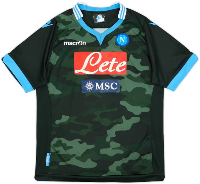 2013-14 Napoli Away Shirt #9 - 4/10 - (XL.Boys)
