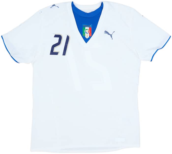 2006 Italy Away Shirt Pirlo #21 - 5/10 - (XL)