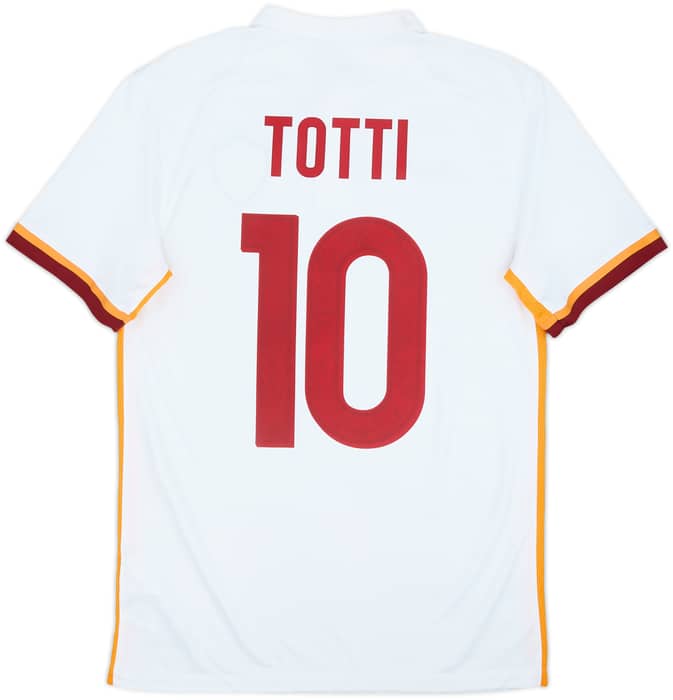 2015-16 Roma Away Shirt Totti #10 - 6/10 - (S)