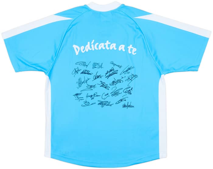 2003-04 Lazio 'Signed' Basic Home Shirt - 8/10 - (M)