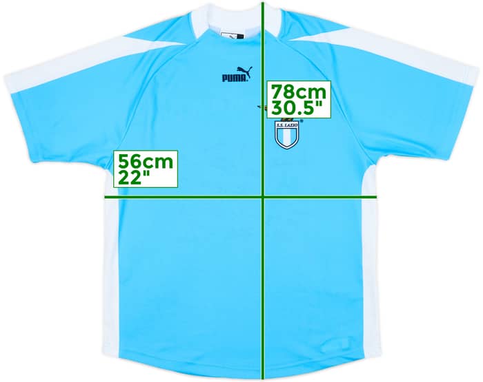 2003-04 Lazio 'Signed' Basic Home Shirt - 8/10 - (M)