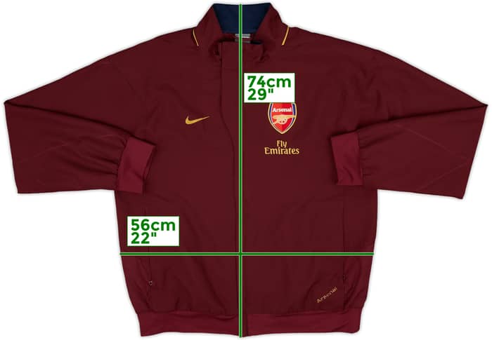 2007-08 Arsenal Nike Track Jacket - 8/10 - (L)