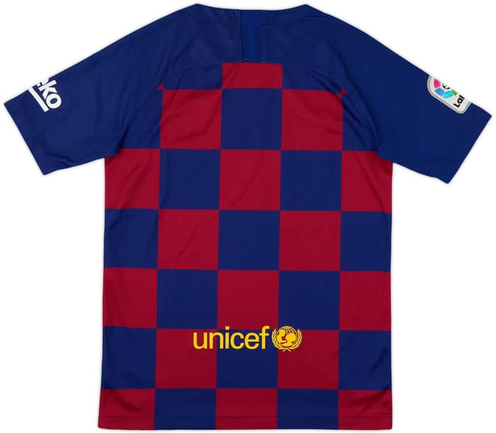 2019-20 Barcelona Home Shirt - 8/10 - (L.Boys)