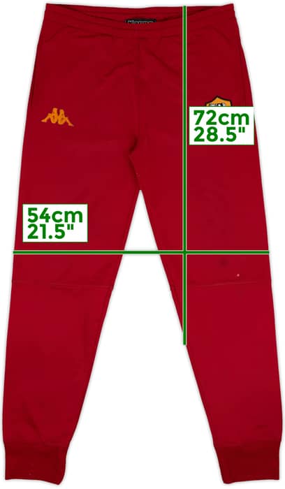 2002-03 Roma Kappa Track Pants/Bottoms - 7/10 - (XL.Boys)