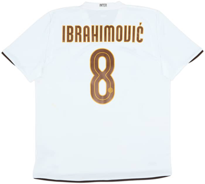 2008-09 Inter Milan Away Shirt Ibrahimovic #8 - 6/10 - (XL)