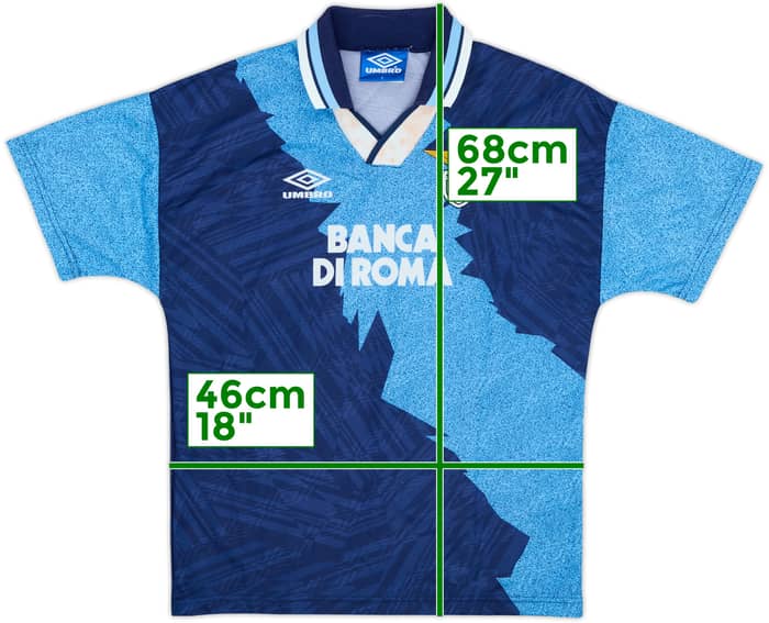 1994-96 Lazio Away Shirt #11 - 5/10 - (Y)