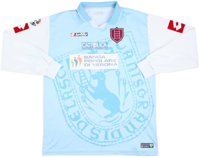 2007-08 Chievo Verona Match Issue Third L/S Shirt Iunco #11