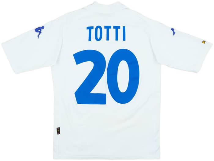 2000-01 Italy Away Shirt Totti #20 - 6/10 - (S)