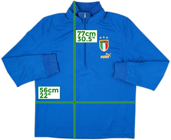 2004-06 Italy Puma 1/2 Zip Drill Top - 4/10 - (L)