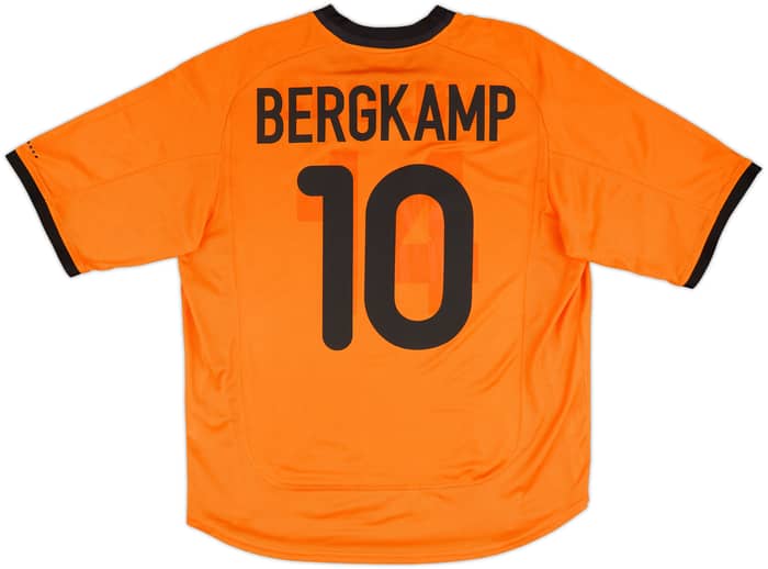 2000-02 Netherlands Home Shirt Bergkamp #10 - 6/10 - (L)