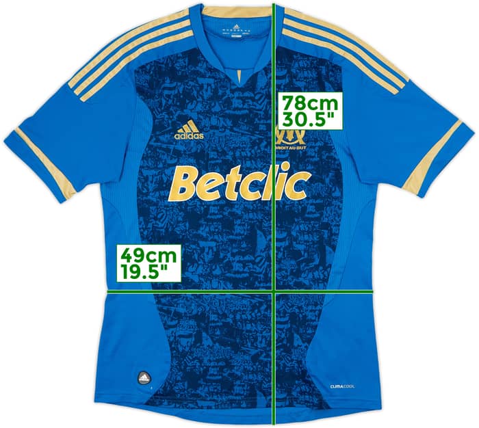 2011-12 Olympique Marseille Away Shirt - 8/10 - (M)