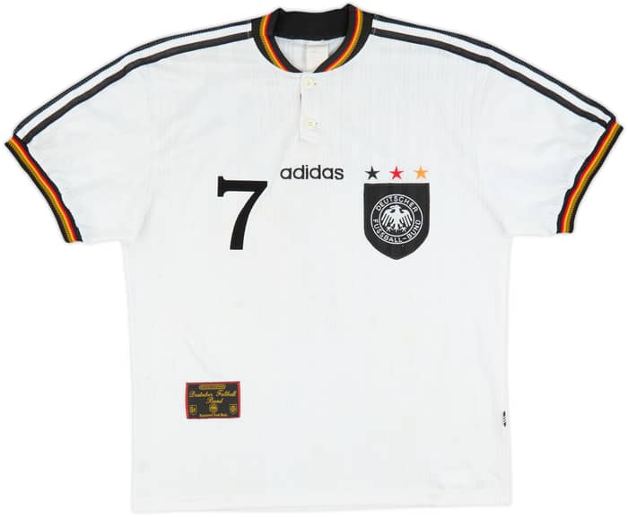 1996-98 Germany Home Shirt Moller #7 - 7/10 - (M)