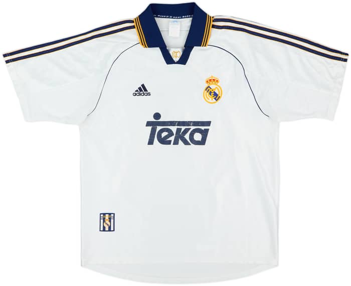 1998-00 Real Madrid Home Shirt Raul #7 - 5/10 - (L)