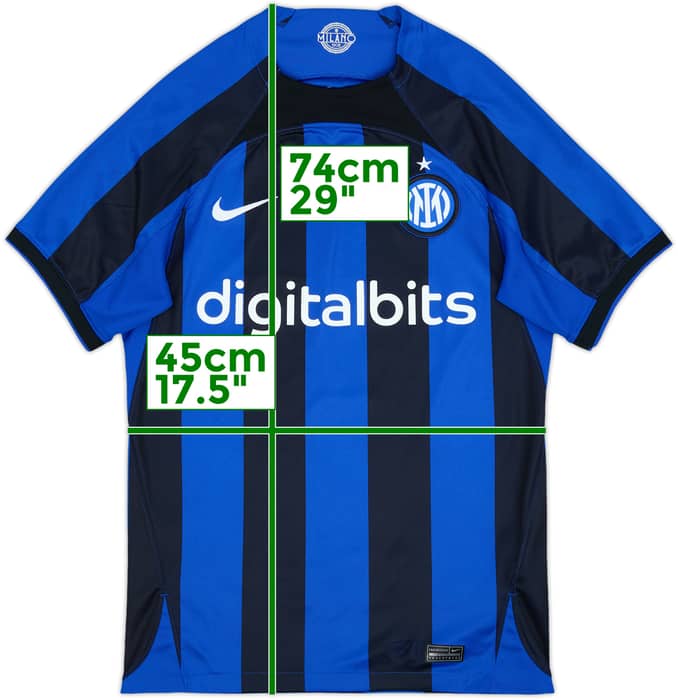 2022-23 Inter Milan Home Shirt - 9/10 - (S)