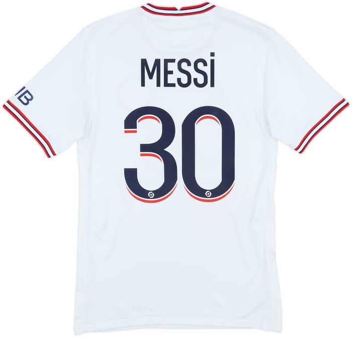 2021-22 Paris Saint-Germain Fourth Shirt Messi #30 - 8/10 - (XS)