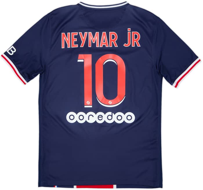 2020-21 Paris Saint-Germain Home Shirt NeymarJr #10 - 8/10 - (S)