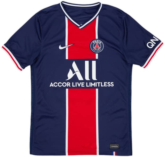 2020-21 Paris Saint-Germain Home Shirt NeymarJr #10 - 8/10 - (S)