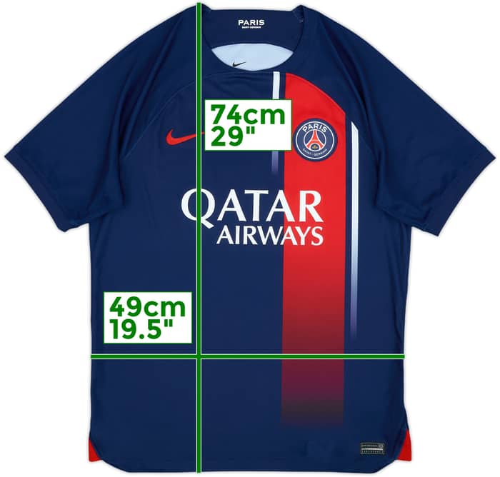 2023-24 Paris Saint-Germain Home Shirt - 9/10 - (M)
