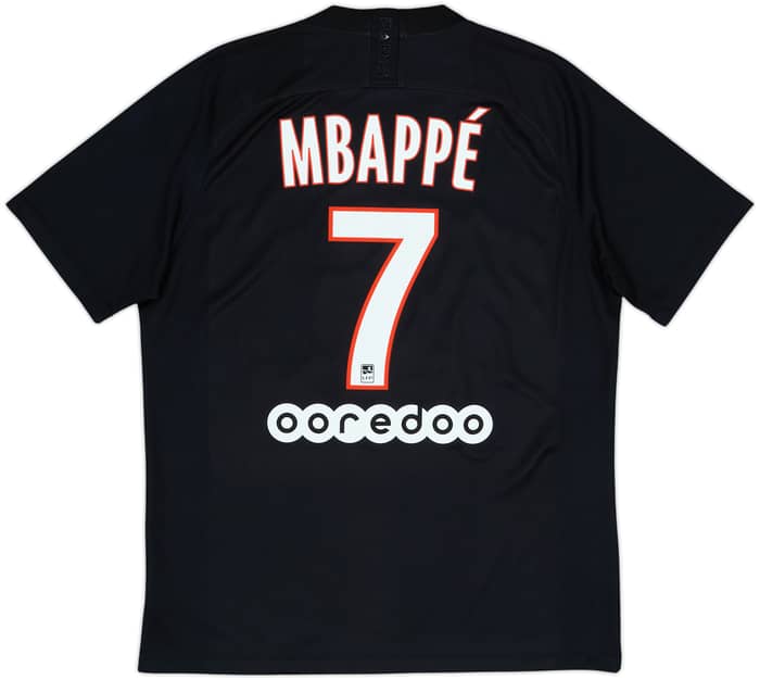 2019-20 Paris Saint-Germain Fourth Shirt Mbappe #7 - 6/10 - (L)