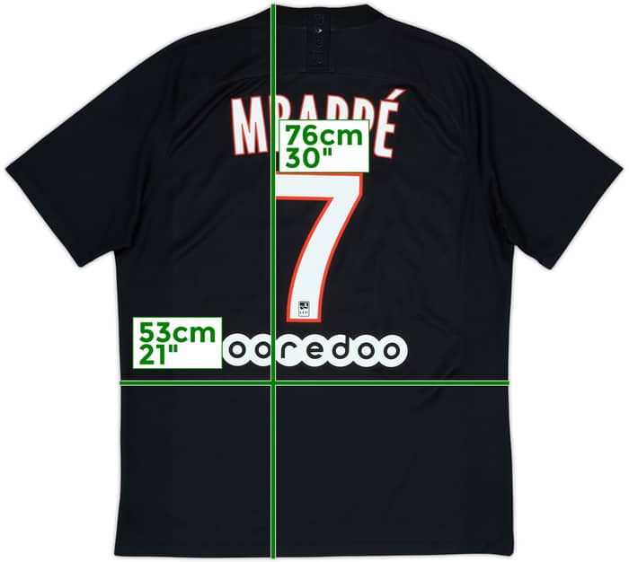 2019-20 Paris Saint-Germain Fourth Shirt Mbappe #7 - 6/10 - (L)