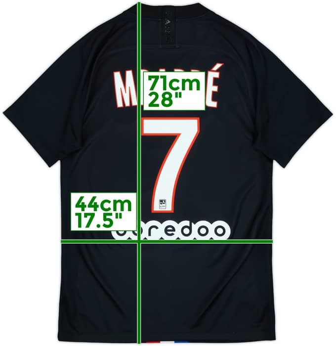 2019-20 Paris Saint-Germain Fourth Shirt Mbappe #7 - 6/10 - (S)