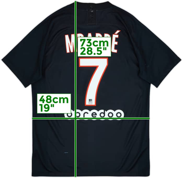 2019-20 Paris Saint-Germain Fourth Shirt Mbappe #7 - 6/10 - (M)