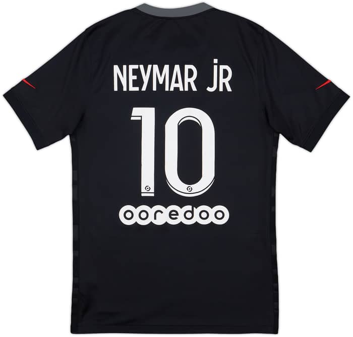 2021-22 Paris Saint-Germain Third Shirt Neymar Jr #10 - 8/10 - (S)