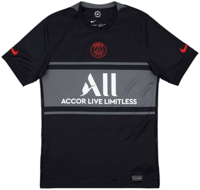 2021-22 Paris Saint-Germain Third Shirt Neymar Jr #10 - 8/10 - (S)