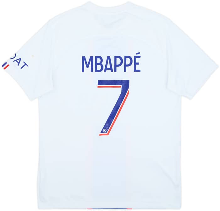 2022-23 Paris Saint-Germain Third Shirt Mbappe #7 - 7/10 - (M)