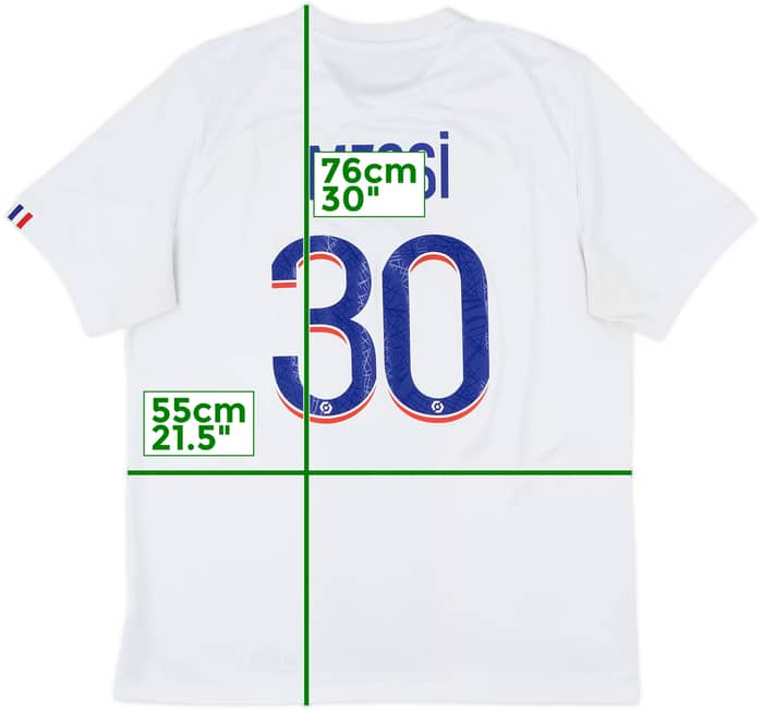 2022-23 Paris Saint-Germain Third Shirt Messi #30 - 7/10 - (L)