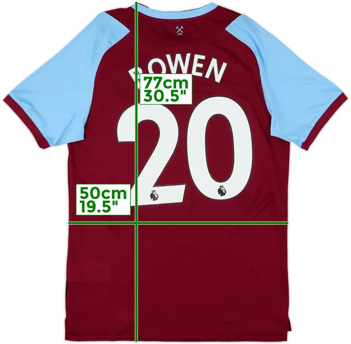 2020-21 West Ham Home Shirt Bowen #20 - 8/10 - (M)