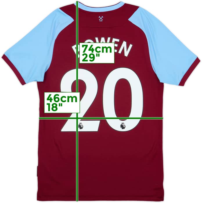 2020-21 West Ham Home Shirt Bowen #20 - 8/10 - (S)