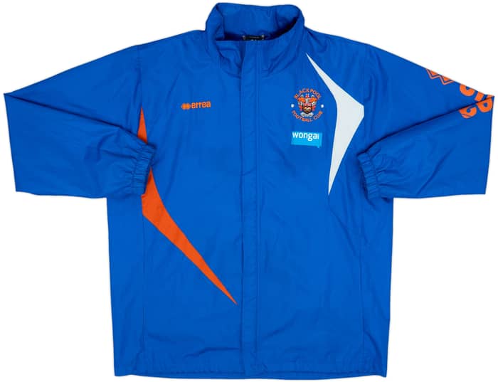 2013-14 Blackpool Errea Hooded Track Jacket - 8/10 - (L)