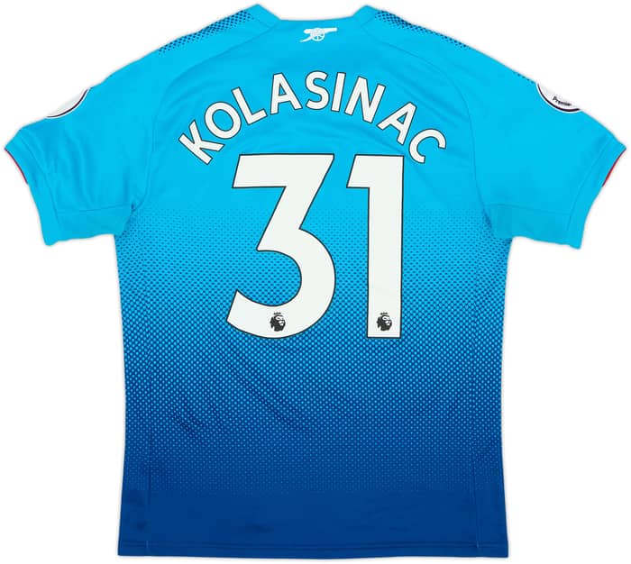 Camiseta de visitante del Arsenal 2017-18 Kolasinac #31 - 8/10 - (S)