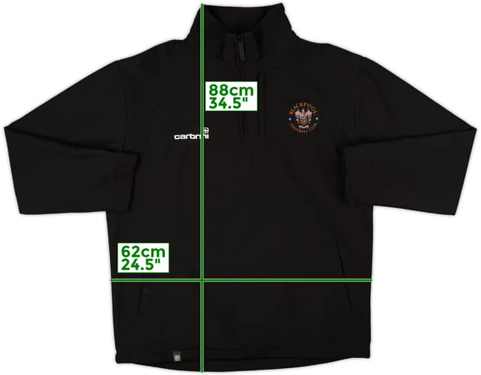 2009-10 Blackpool Carbrini Padded Bench Coat - 8/10 - (M)