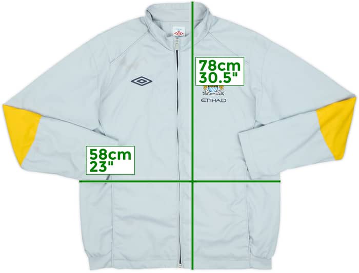 2010-11 Manchester City Umbro Track Jacket - 5/10 - (L)