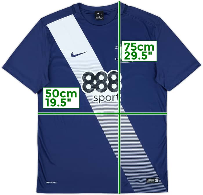 2016-17 Preston North End Away Shirt #13 - 9/10 - (M)