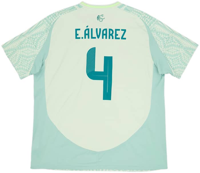 2024-25 Mexico Away Shirt E.Alvarez #4 (XXL)