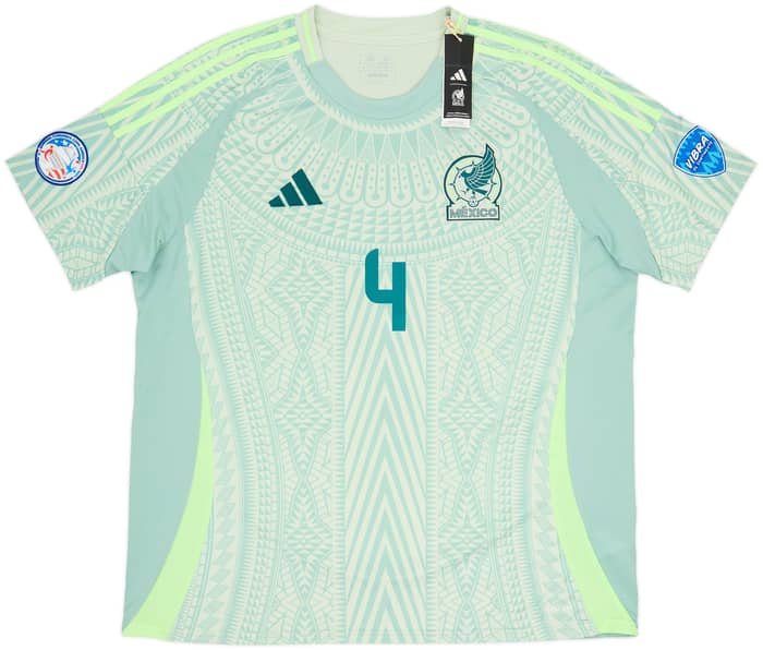 2024-25 Mexico Away Shirt E.Alvarez #4 (XXL)