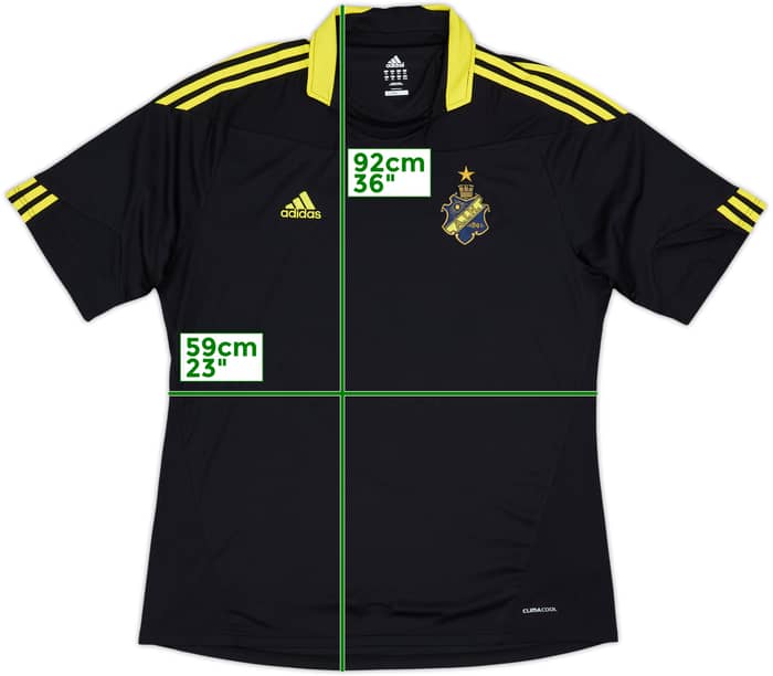 2010 AIK Stockholm Home Shirt - 9/10 - (XXL)