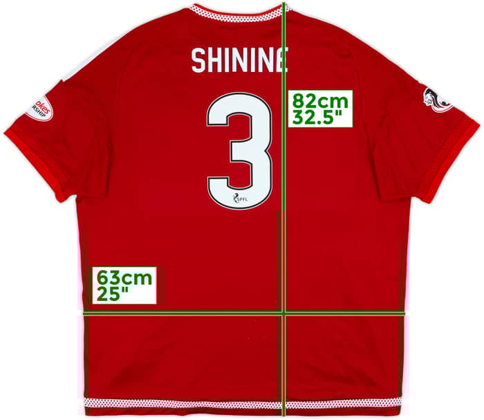 2015-16 Aberdeen Home Shirt Shinnie #3 - 10/10 - (XXL)