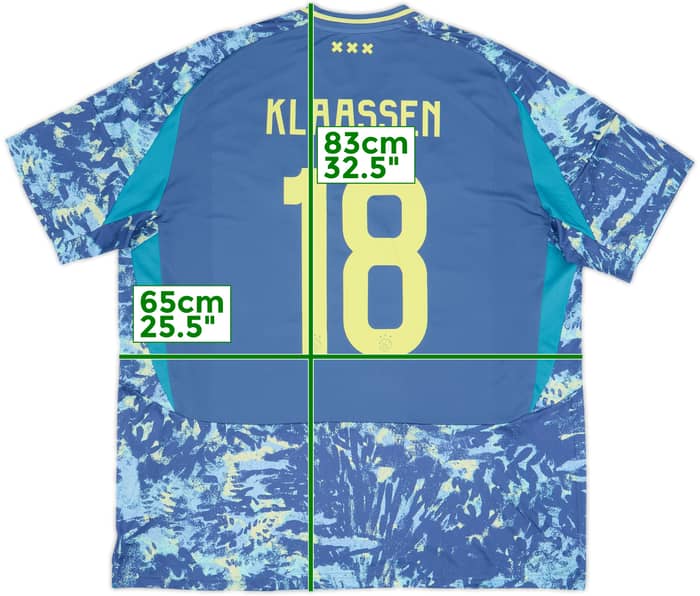 Camiseta de visitante del Ajax 2024-25 Klaassen #18 (XXL)