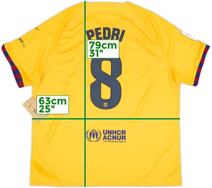 2023-24 Barcelona Fourth Shirt Pedri #8 (XXL)